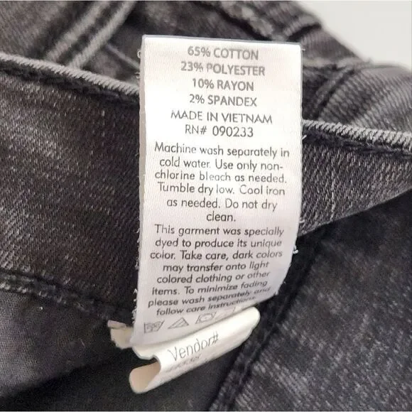 Pacsun Women's Black Denim Shorts Size 26 - Picture 4 of 7